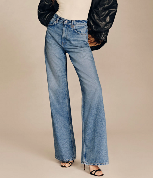 Straight Wide Denim